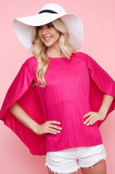 BiBi Fold Over Back Detailed Top OutfitFlow
